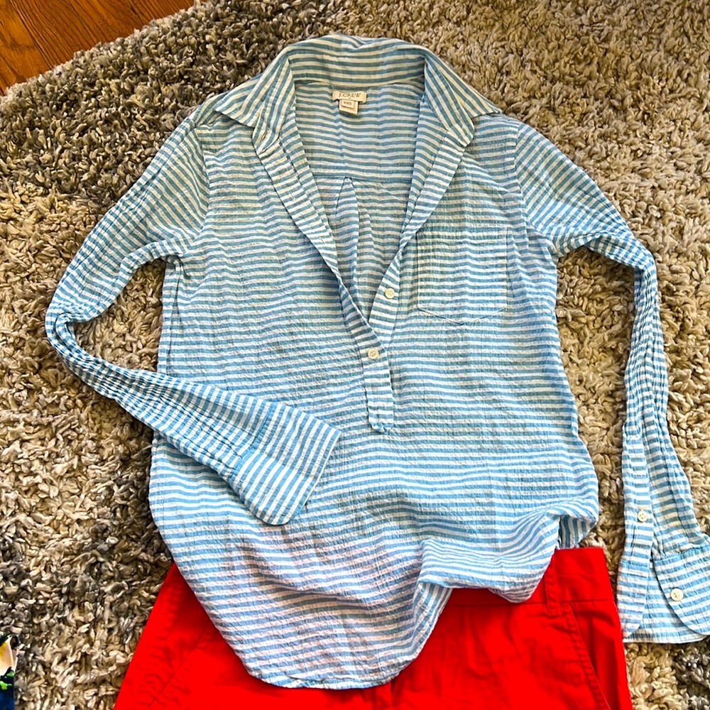 J.Crew Cotton Striped Shirt